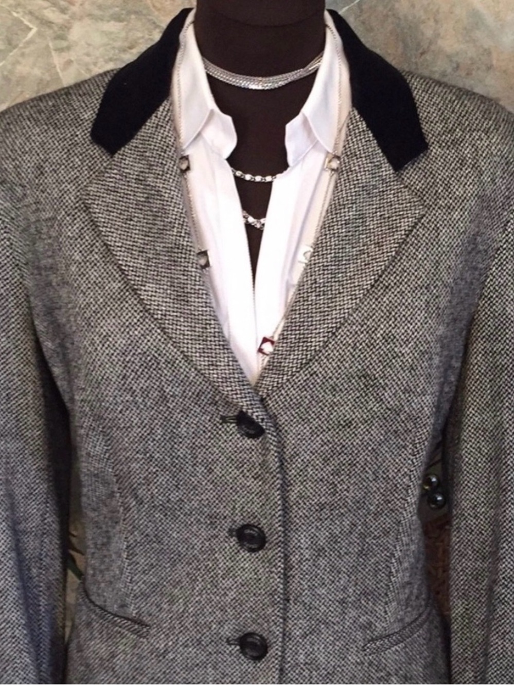 Ralph Lauren🌹stunning executive suit coat blazer equestrian chic riding jacket